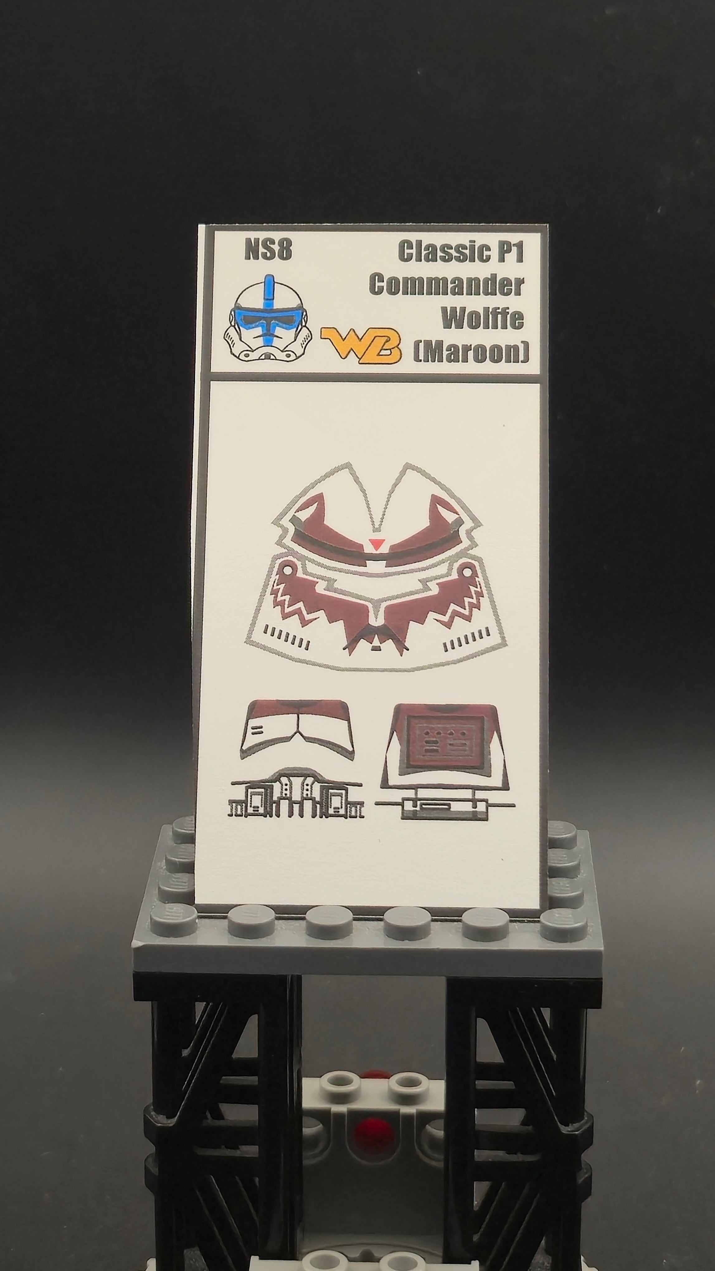 Classic P1 Red Commander Wolffe