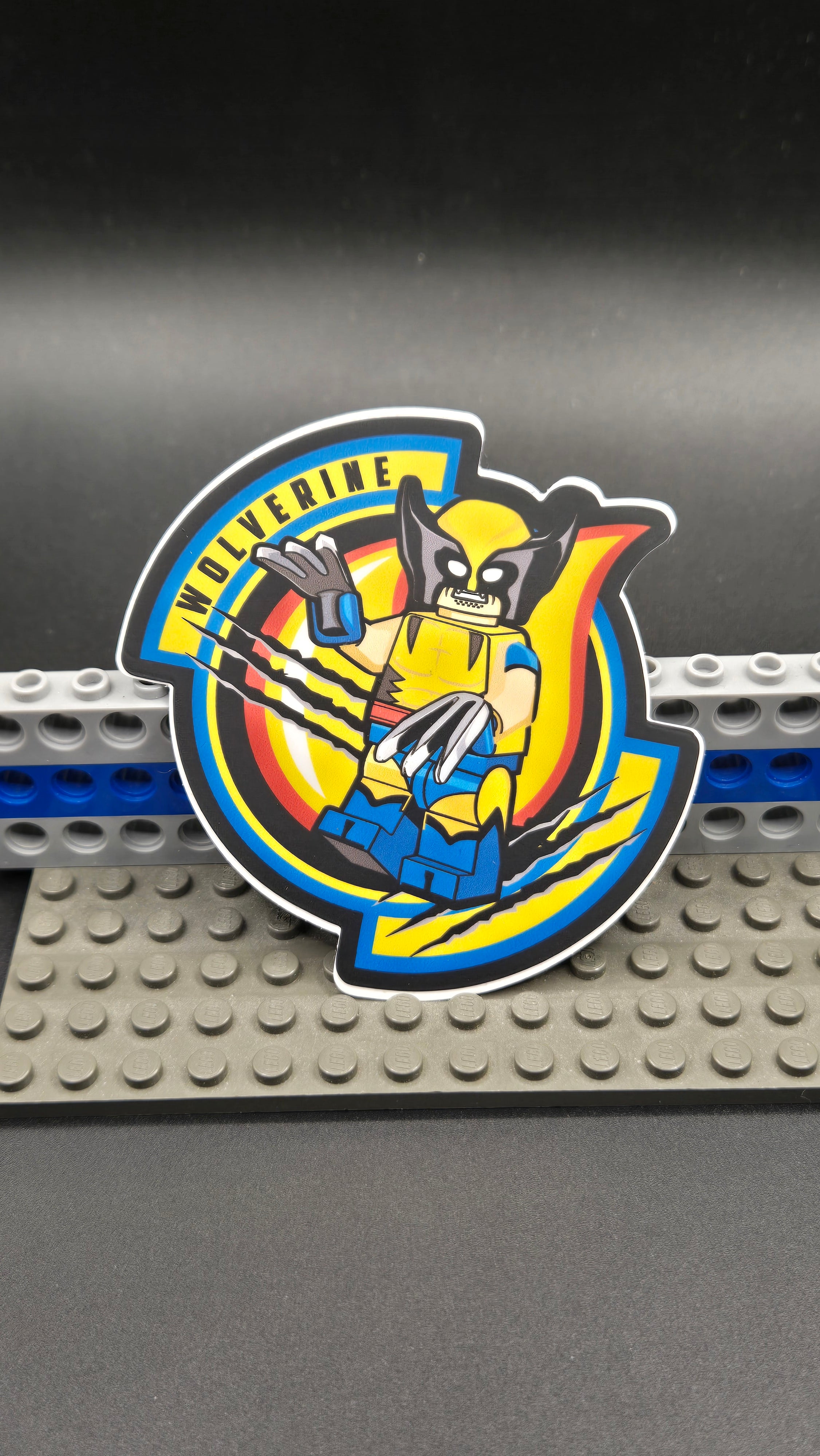 Wolverine Sticker (Fire.Brickz.Studios)