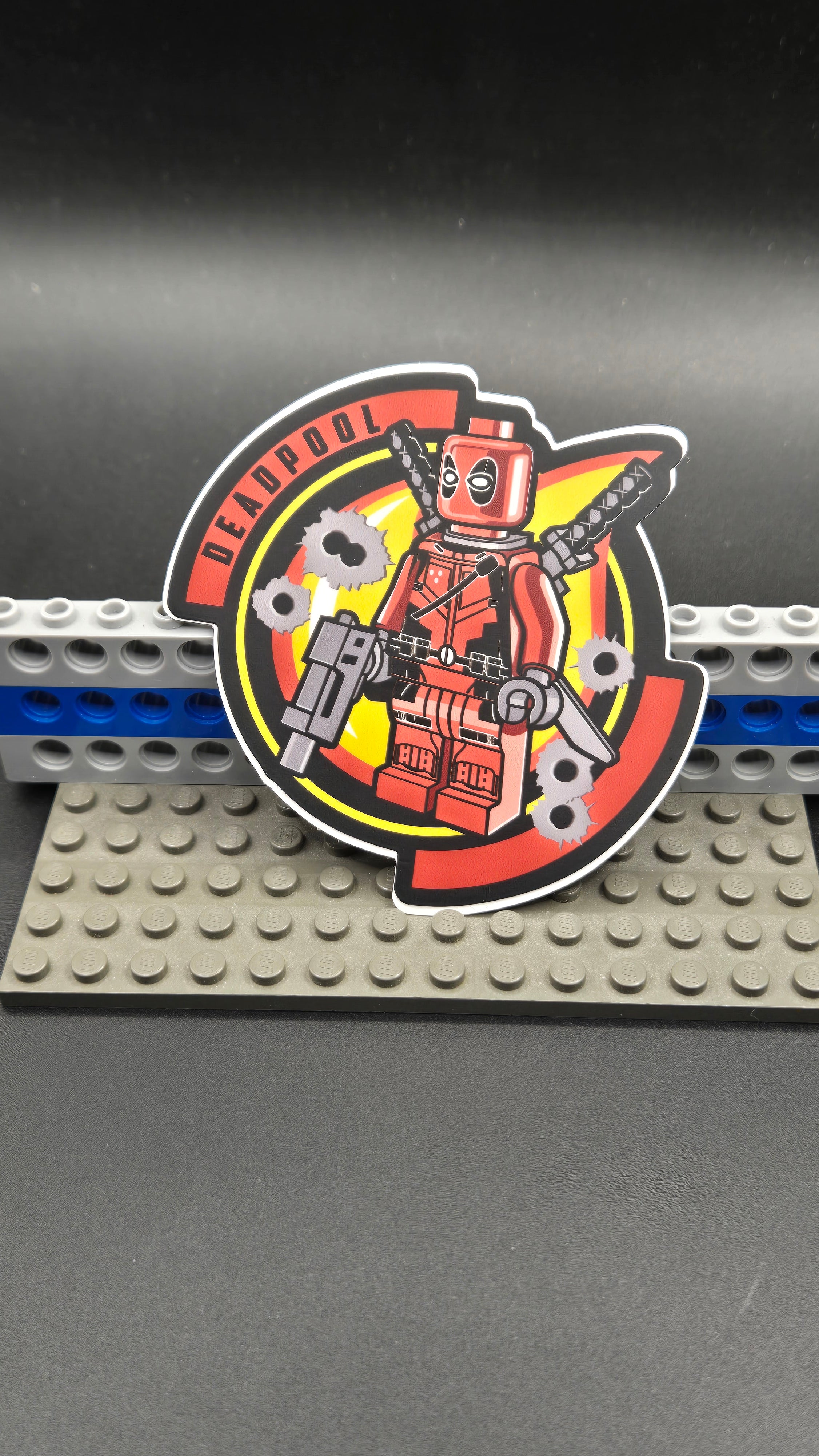 Deadpool Sticker (Fire.Brickz.Studios)