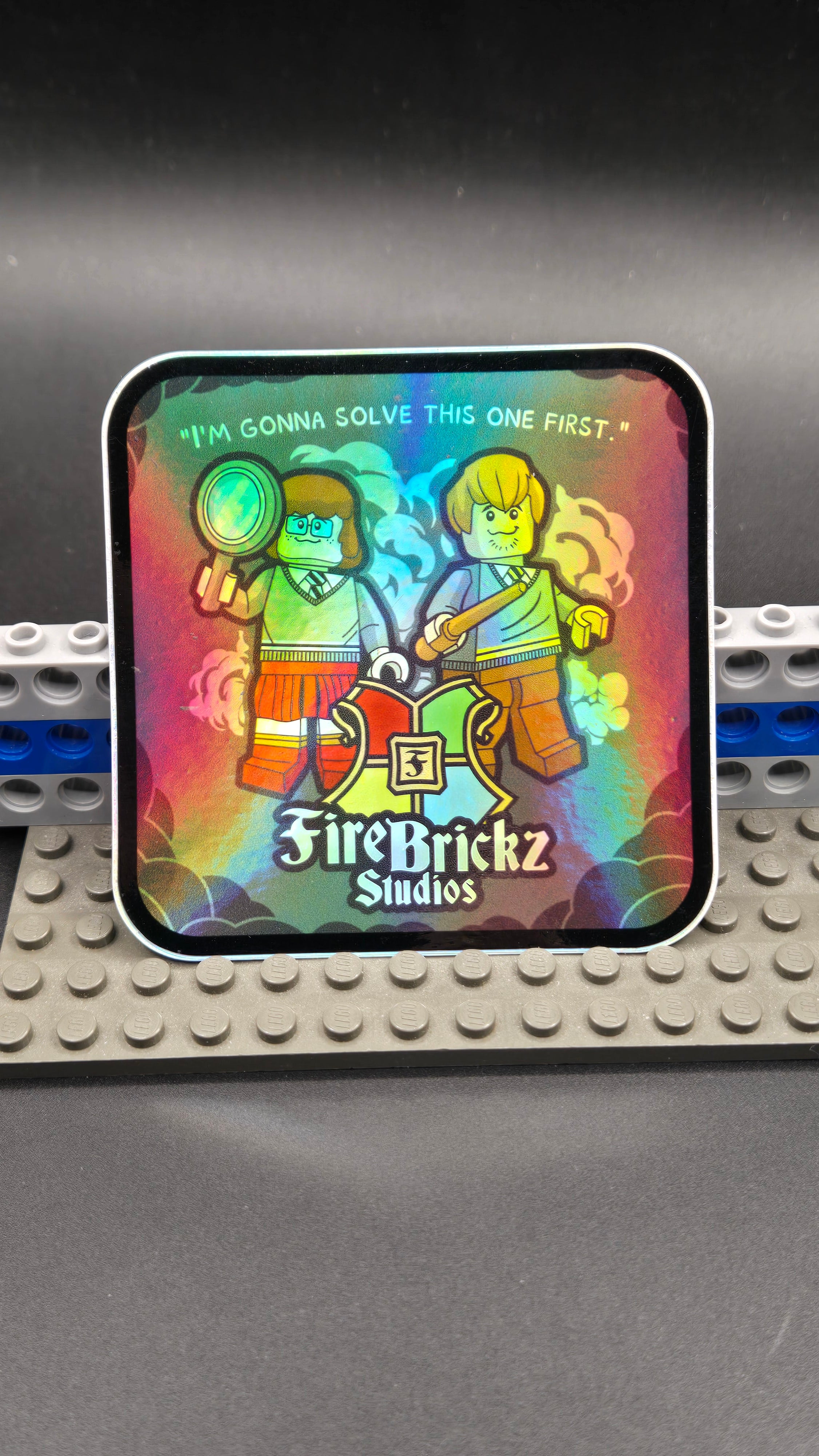 HP & Scooby Gang Mashup Holographic Sticker (Fire.Brickz.Studios)