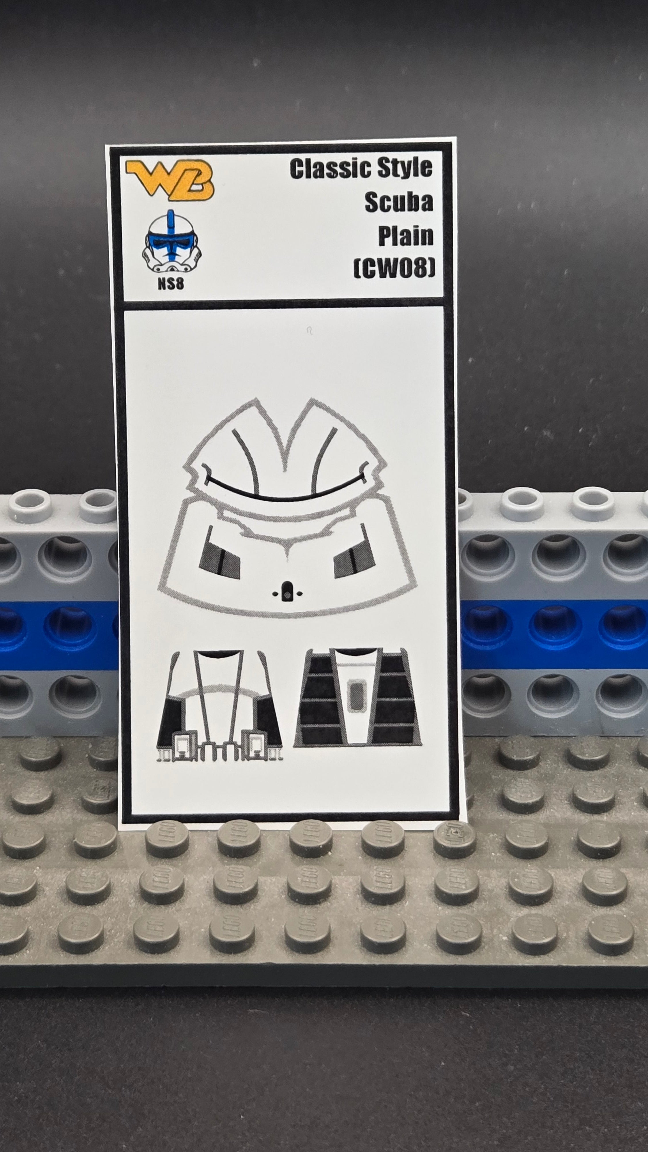 Classic P1 Scuba Trooper (2008 Clone Wars)