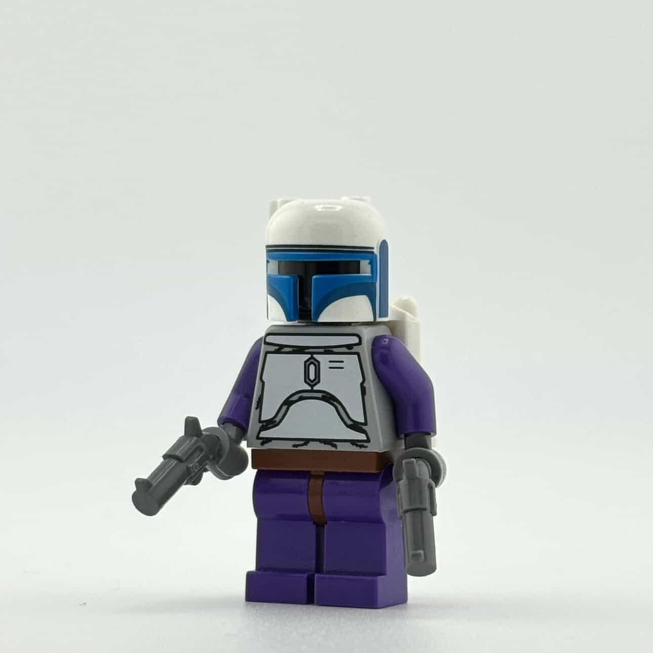 B-Grade White Jango Fett, Pad Printed by Momo_Minifigs